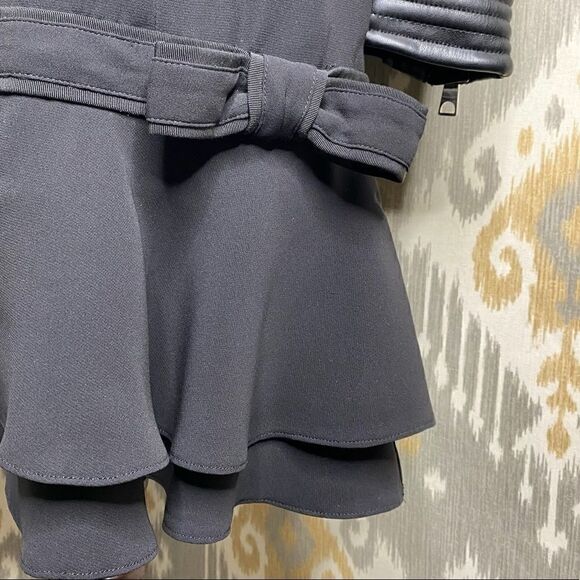 Ralph Lauren Vintage 2000 Collection Black Crepe Ruffle Bow Hem Tulip Skirt - Picture 8 of 16